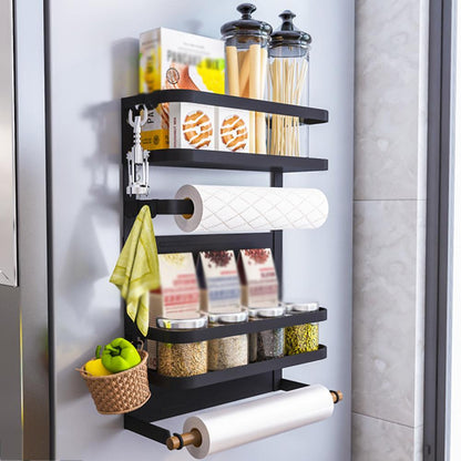 Wall-mounted kitchen side shelf