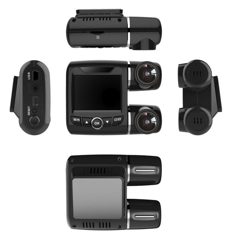 The Latest Dual-lens 1080P Car Driving Recorder