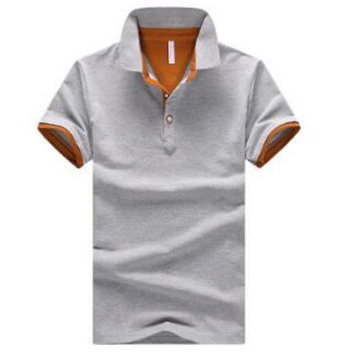 Mens Stand Collar Polo Shirt(100 % Cotton)