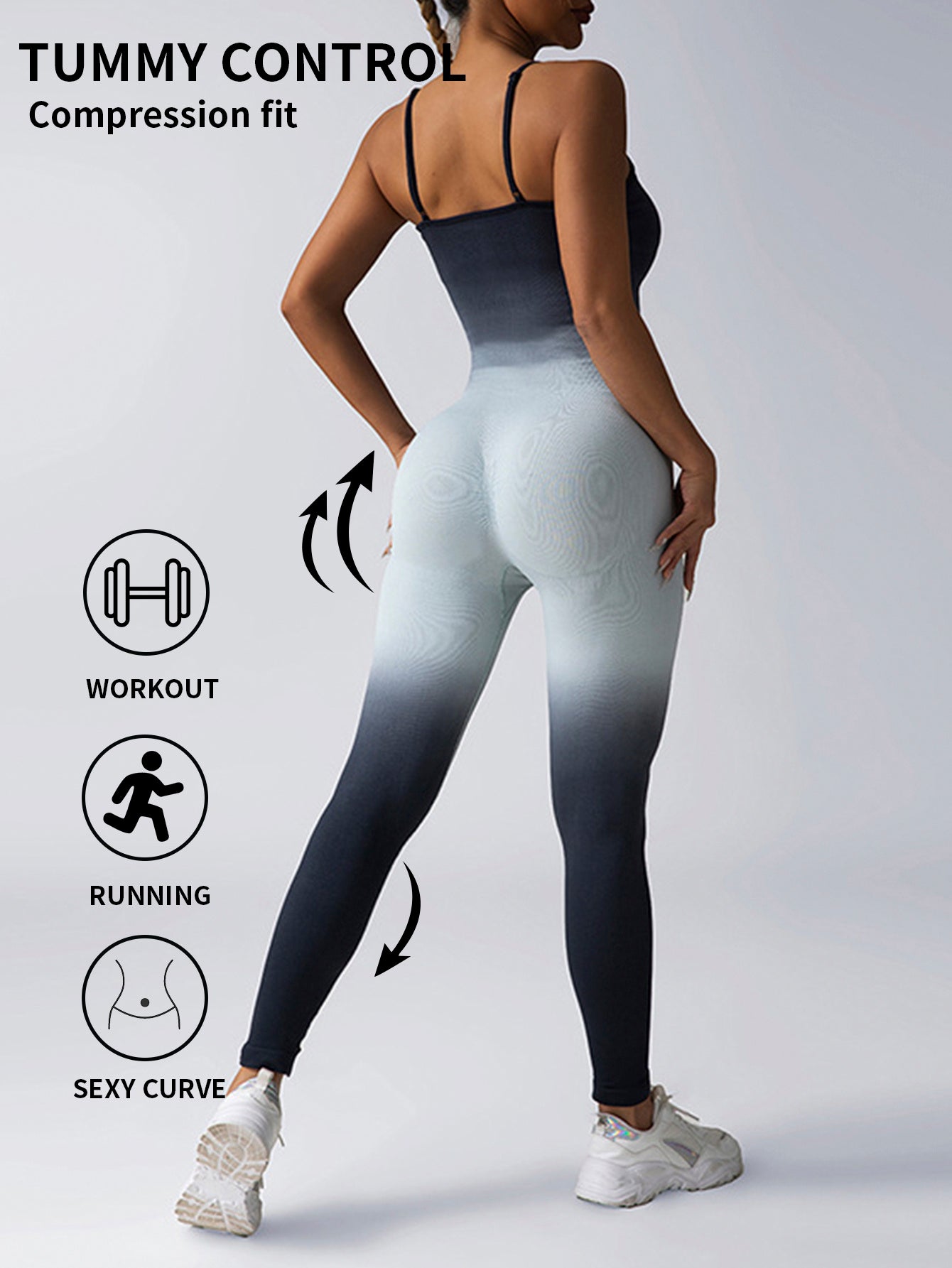 Seamless Jumpsuits  For Women Workout