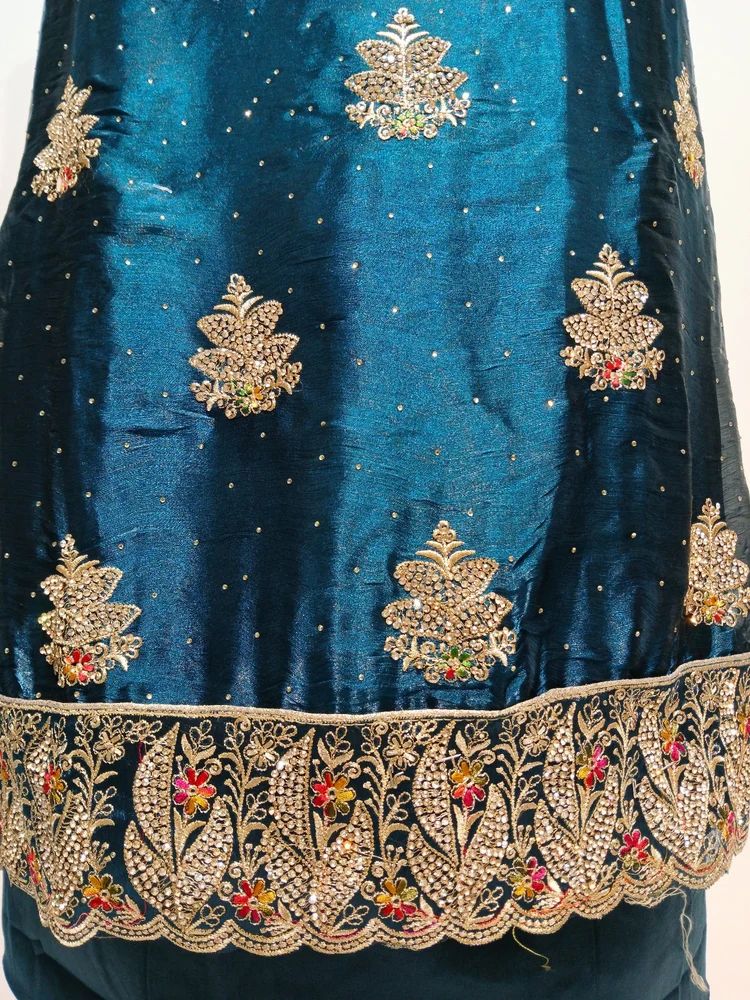 Pakistani Silk Barbari Salvar Suit "GONE"