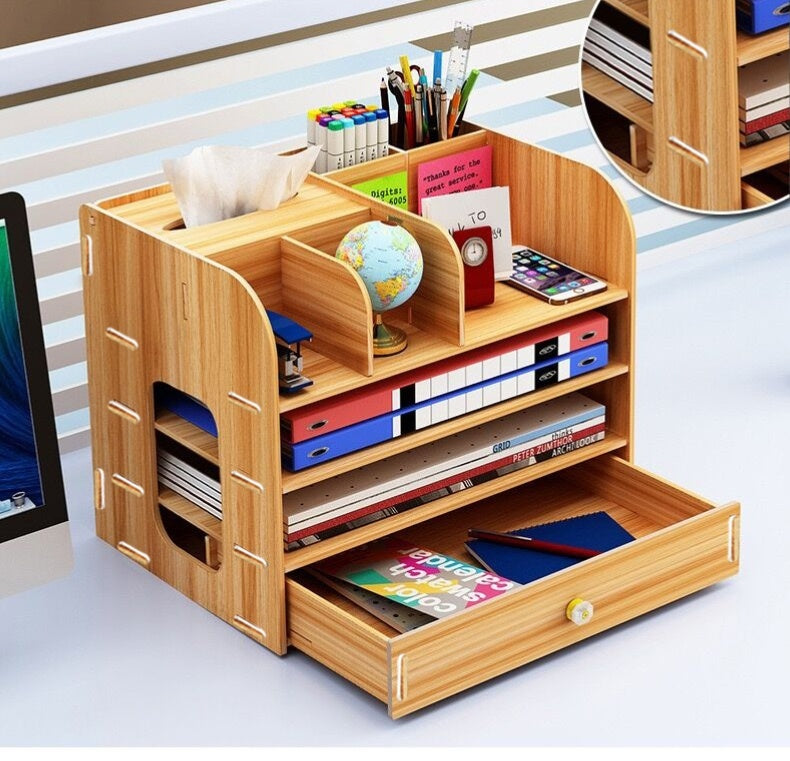 Office Desk Dormitory Desktop Storage Rack