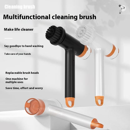 Multi-Function Wireless Electric Cleaning Brush Multi-Bruch Head Kitchen Floor Brush