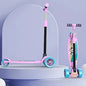 Lifelong LLKS03 Foldable Kick Skating Cycle| Skate Scooter for Kids(Max User Weight: 50Kg) Kids Scooter (Pink, Blue)