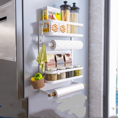 Wall-mounted kitchen side shelf