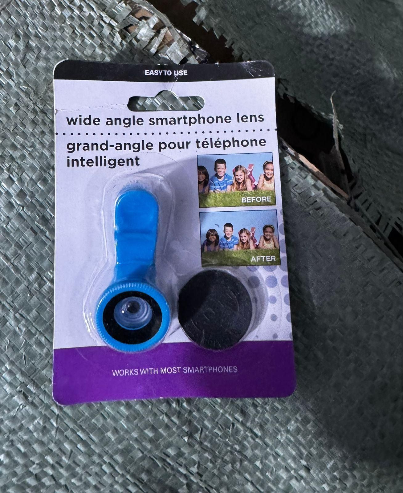 Fish Eye Len for Smartphone Lenses with Phone Clip