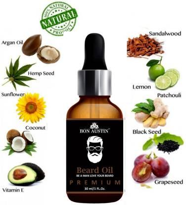 Bon Austin Beard & Moustache Hair Oil