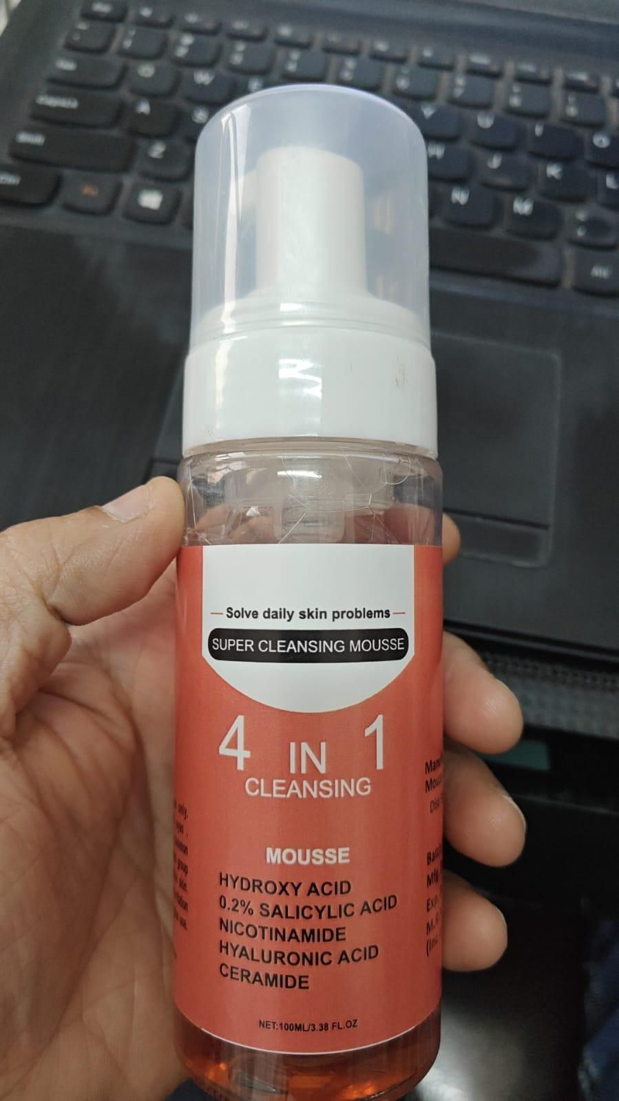 4 In 1 Face Cleansing Mousse 100 ml