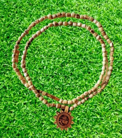 Tulsi Mala With Radha Name Pendant