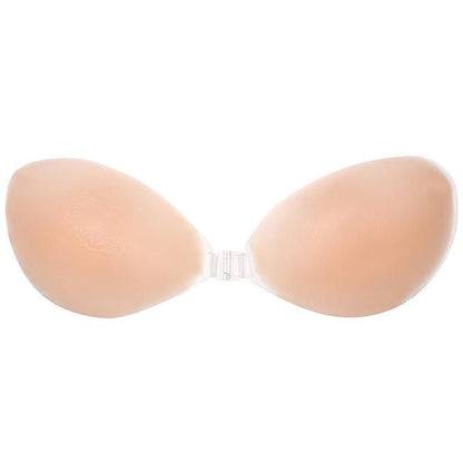 Women's & Girls Padded Wire Free Regular Reusable Strapless Wire Free Stick-On Bra Silicone Push Up Free-Bra