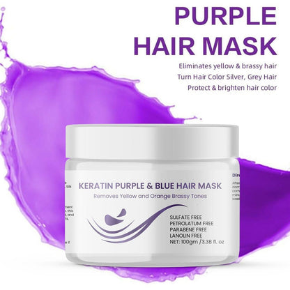 Keratin Purple and Blue Hair Mask 100g