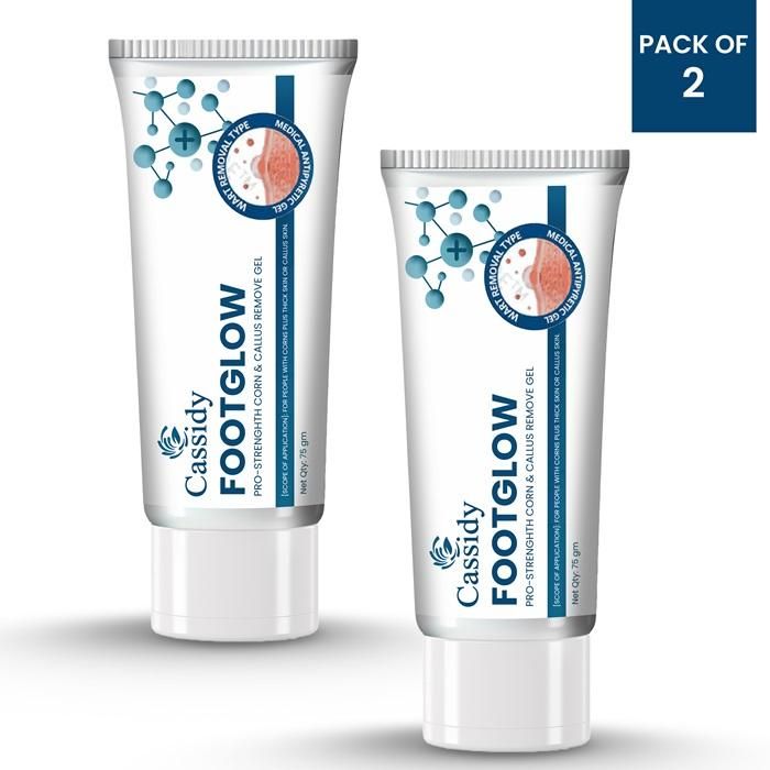 CASSIDY FootGlow  Remove gel, 75gm (Pack of 2)