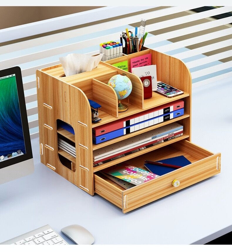 Office Desk Dormitory Desktop Storage Rack