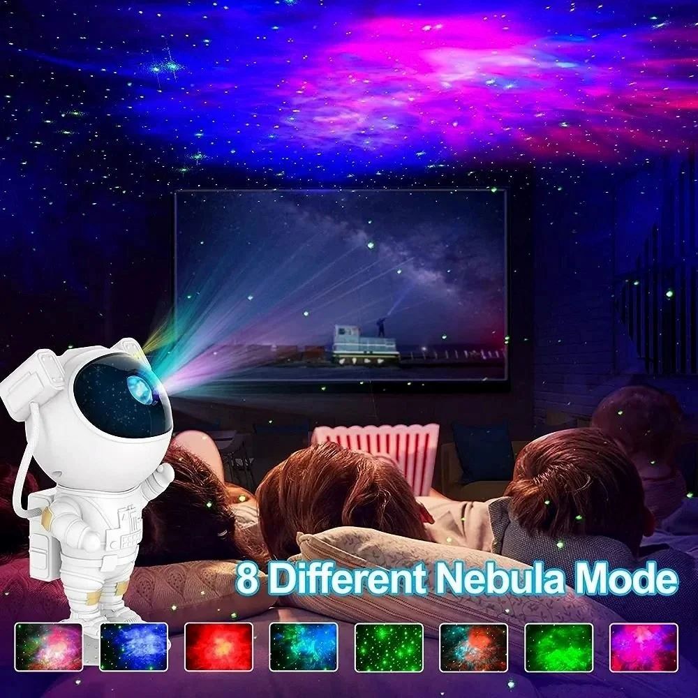 Astronaut Star Galaxy Light Projector with Bluetooth Speaker