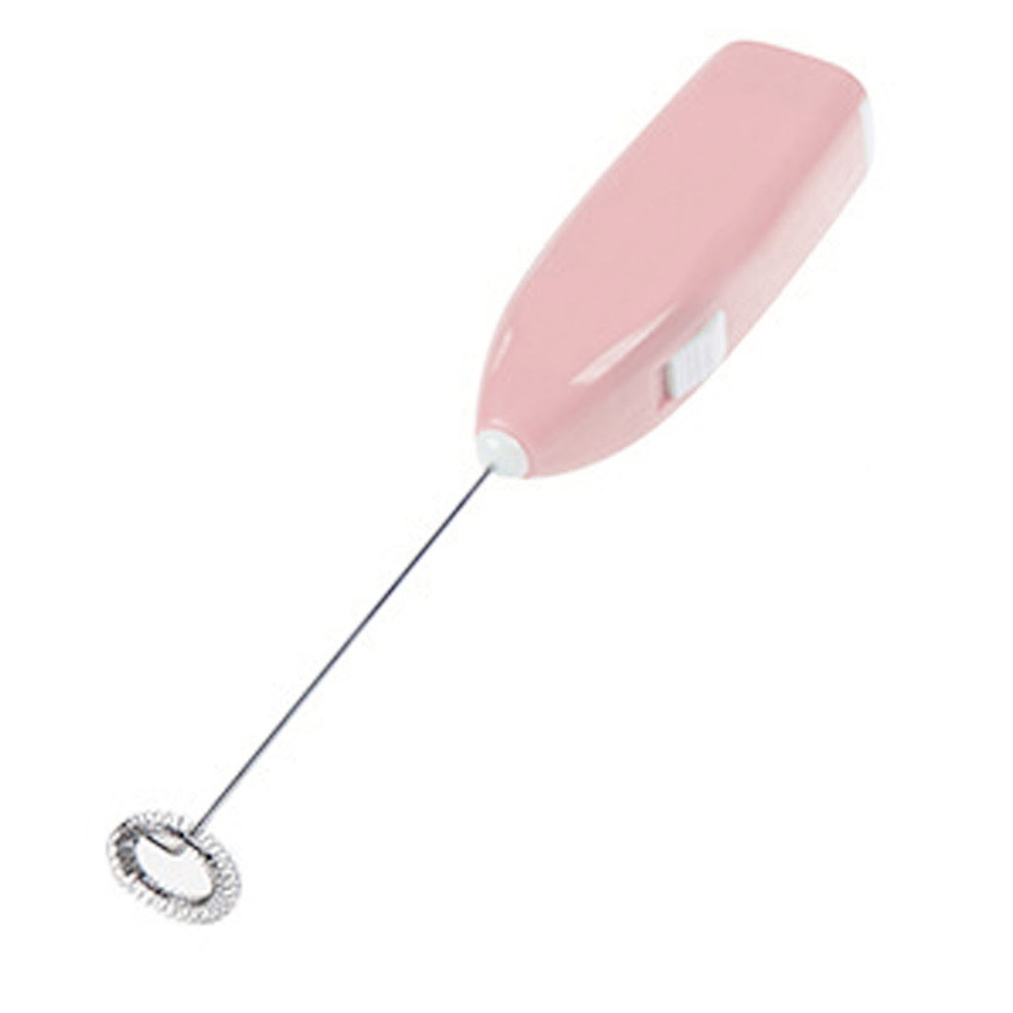 Cordless Electric Hand Mixer Battery Powered Small Plastic Metal Household Hand Mixer for Home Hotel Pink