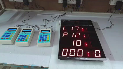 Wireless Queue Management System - Multi Counter Queue Management Display System