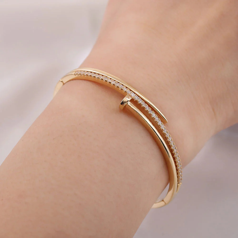 Exquisite Nail-Shaped Bracelet